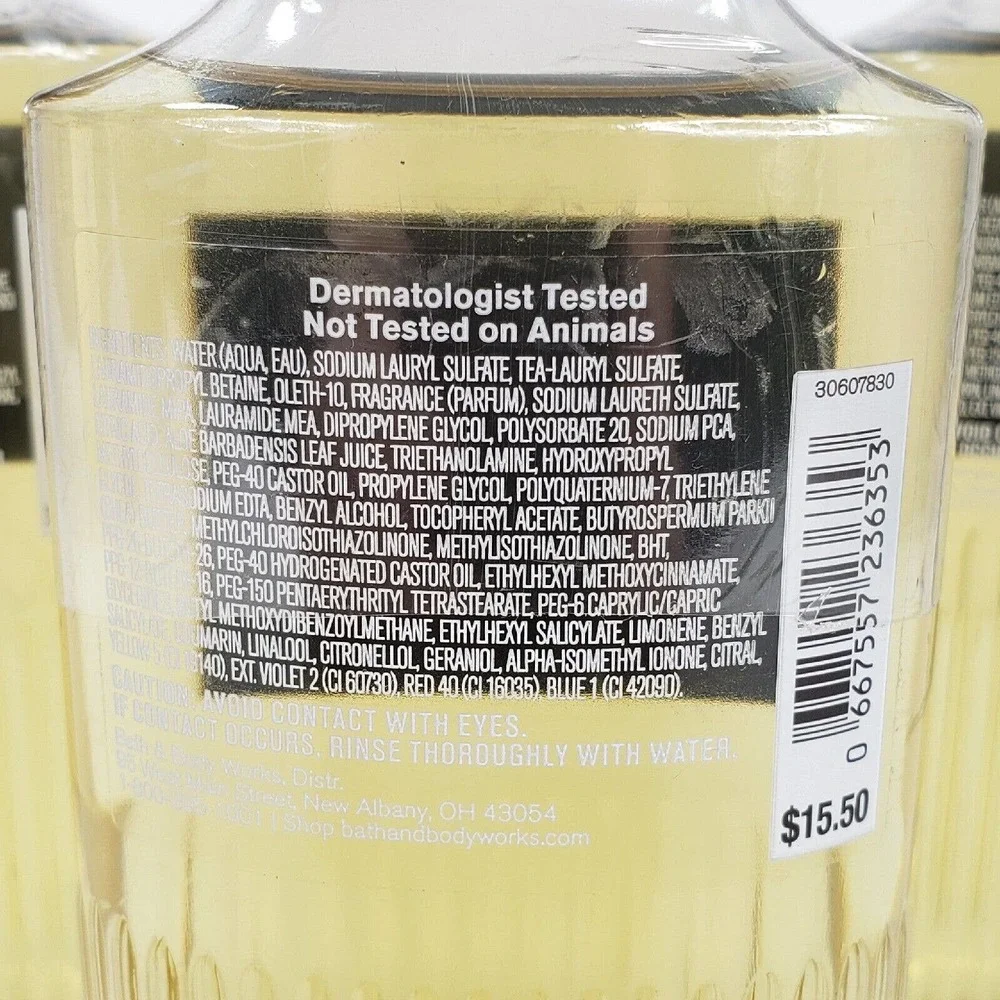 3 WHISKEY RESERVE 3-in-1 Men's Hair Face & Body Wash Shower Bath & Body Works